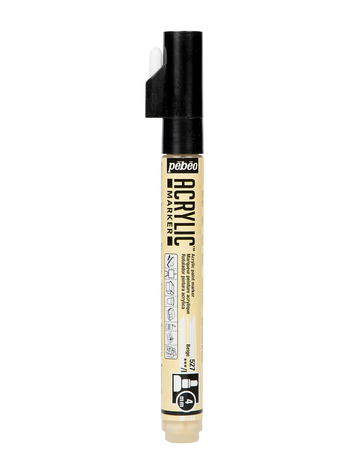 Acrylic Marker 4 mm beige