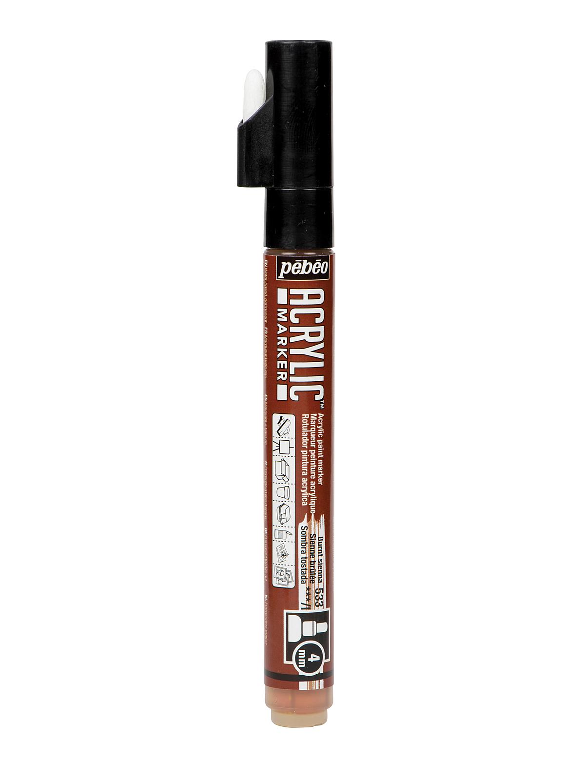 Acrylic Marker 4 mm burnt sienna