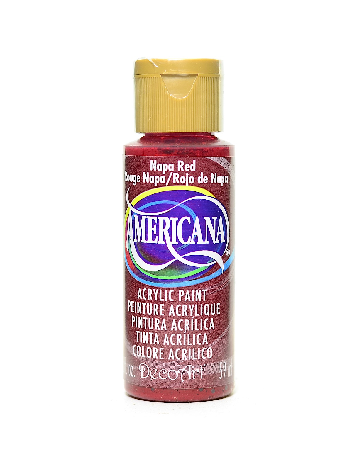 Americana Acrylic Paints Napa red 2 oz.