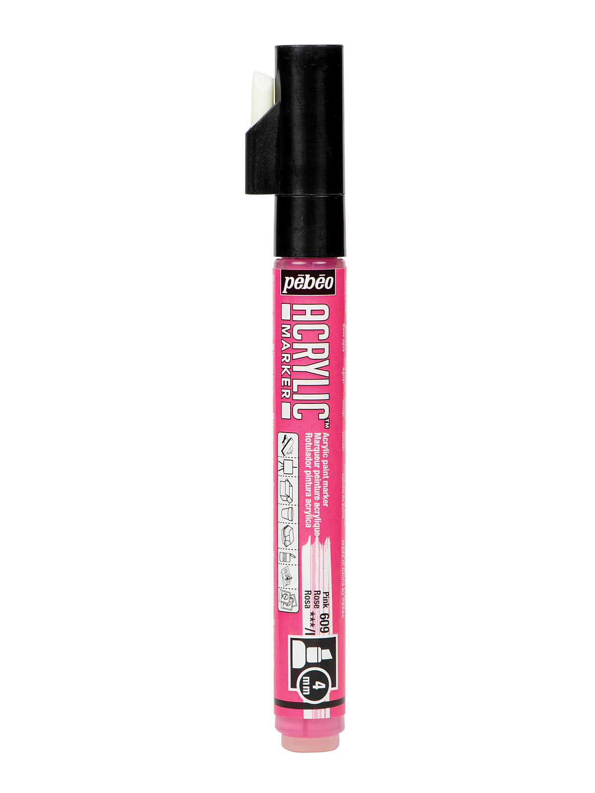 Acrylic Marker 4 mm pink chisel