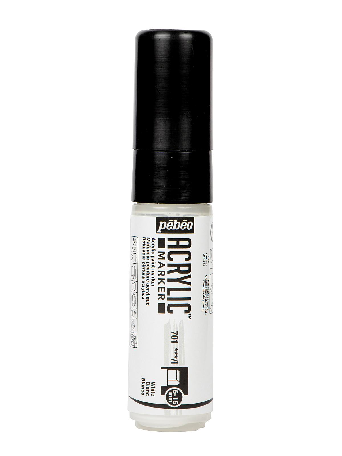 Acrylic Marker 5-15 mm white