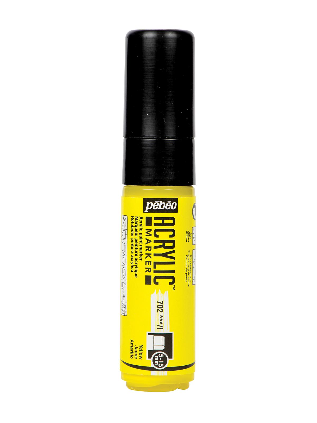 Acrylic Marker 5-15 mm yellow