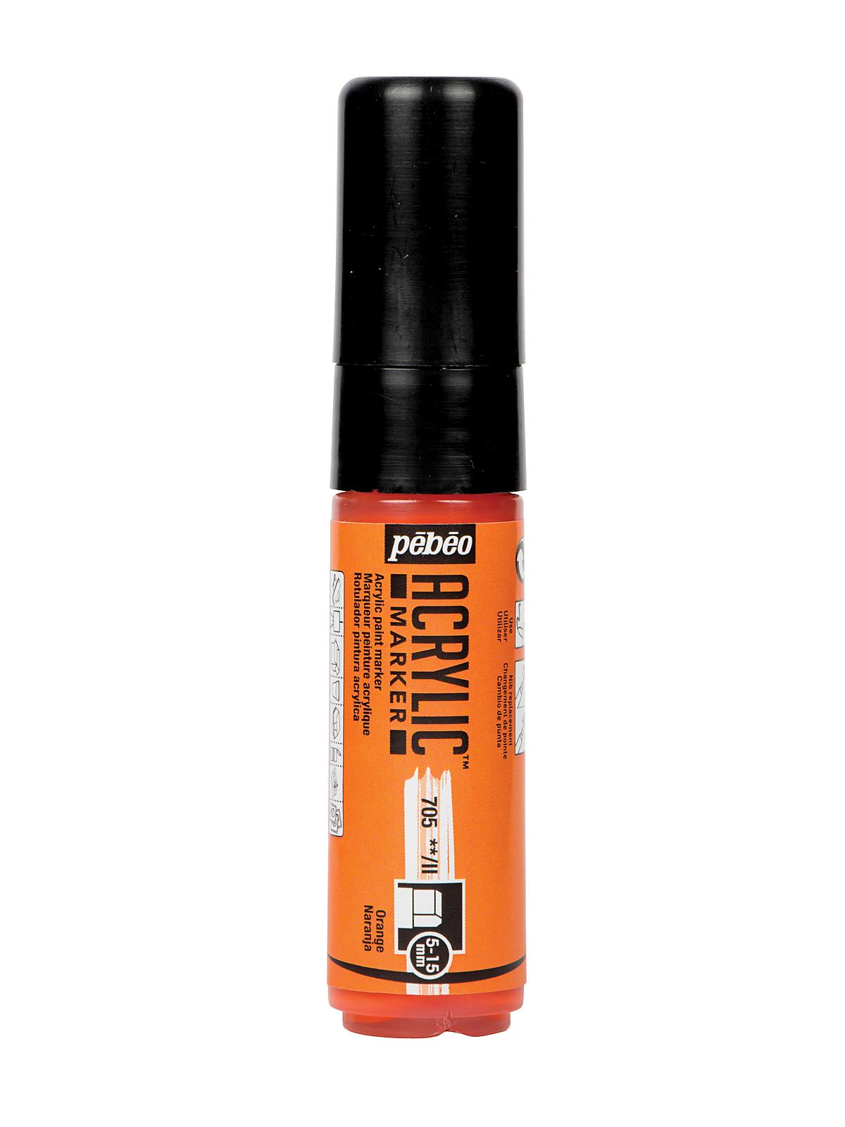 Acrylic Marker 5-15 mm orange