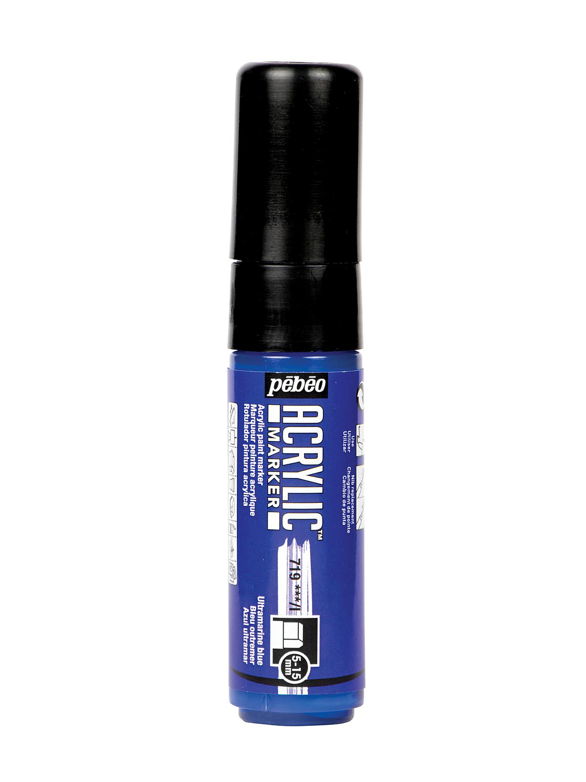 Acrylic Marker 5-15 mm ultramarine blue