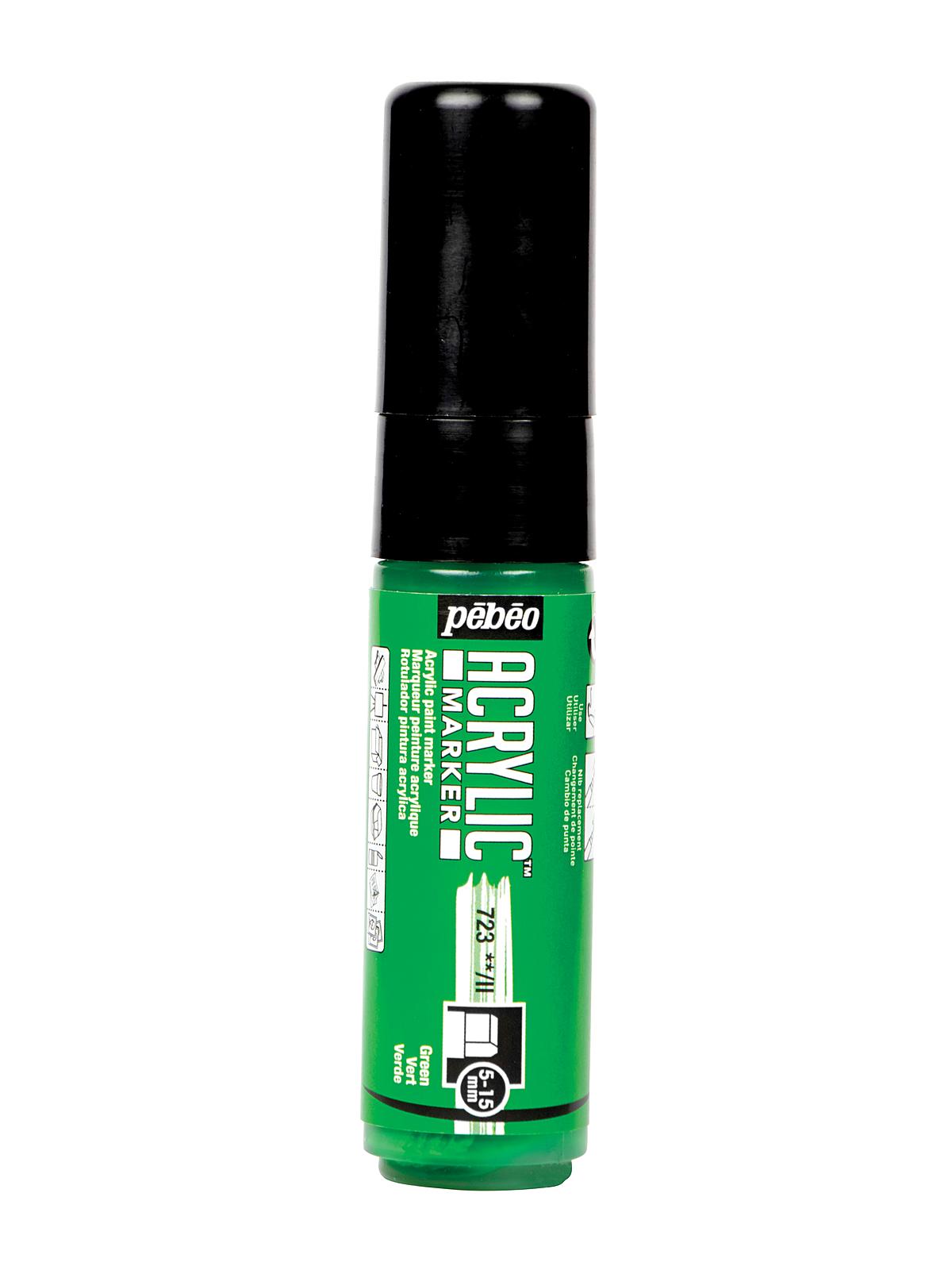 Acrylic Marker 5-15 mm green