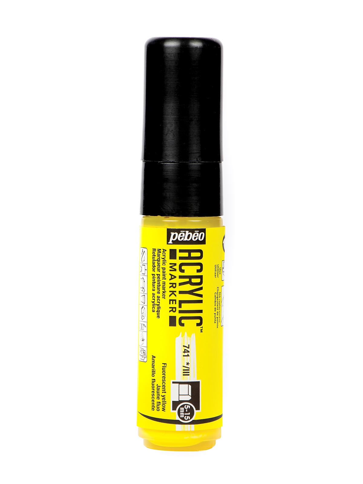 Acrylic Marker 5-15 mm fluorescent yellow