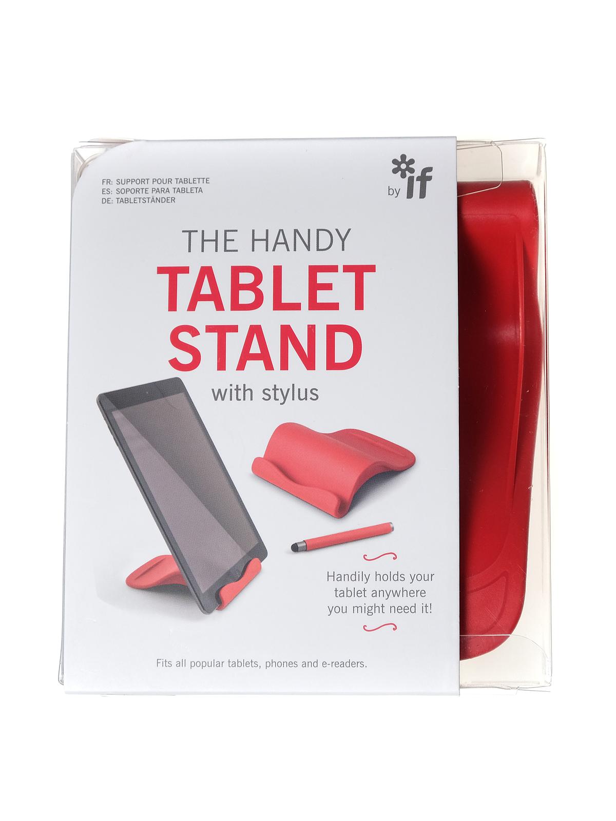 The Handy Tablet Stand with Stylus red