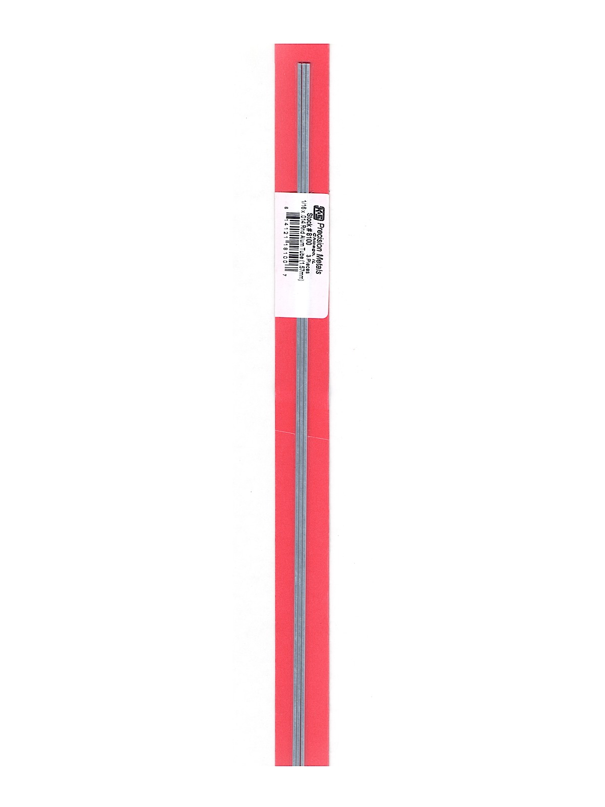 Metal Tubing aluminum 1 16 in. x .014 in. x 12 in. 3 piece bag