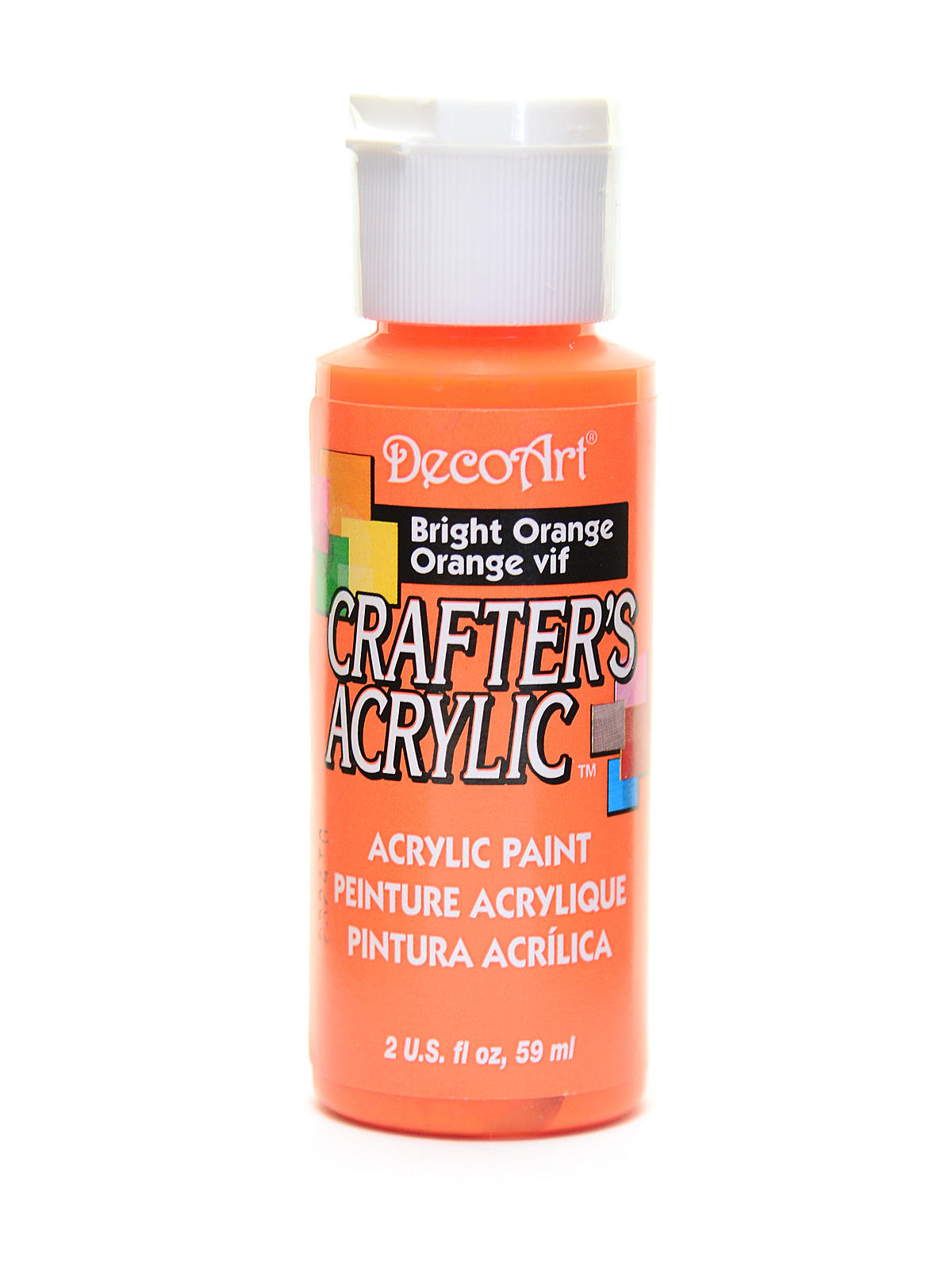 Crafters Acrylic 2 Oz Bright Orange