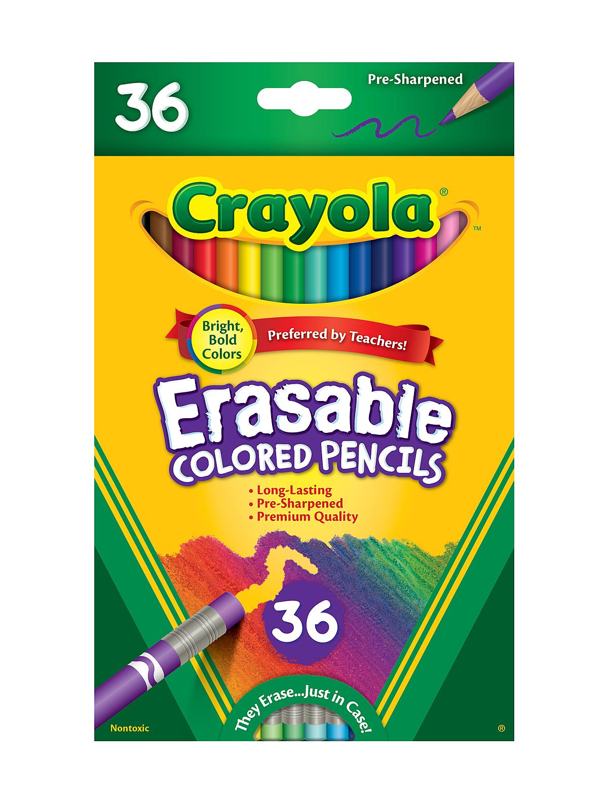 Erasable Colored Pencils Set Of 36