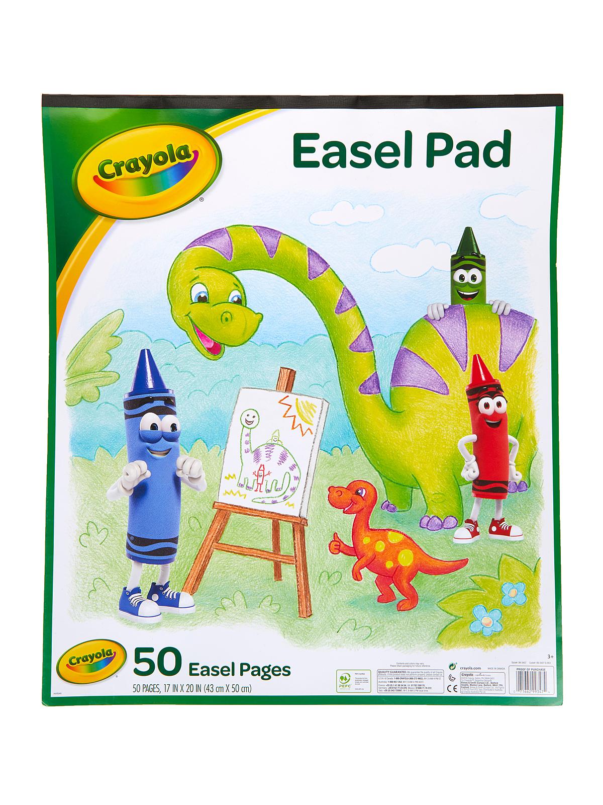 Pads easel 17 in. x 20 in. 50 sheets