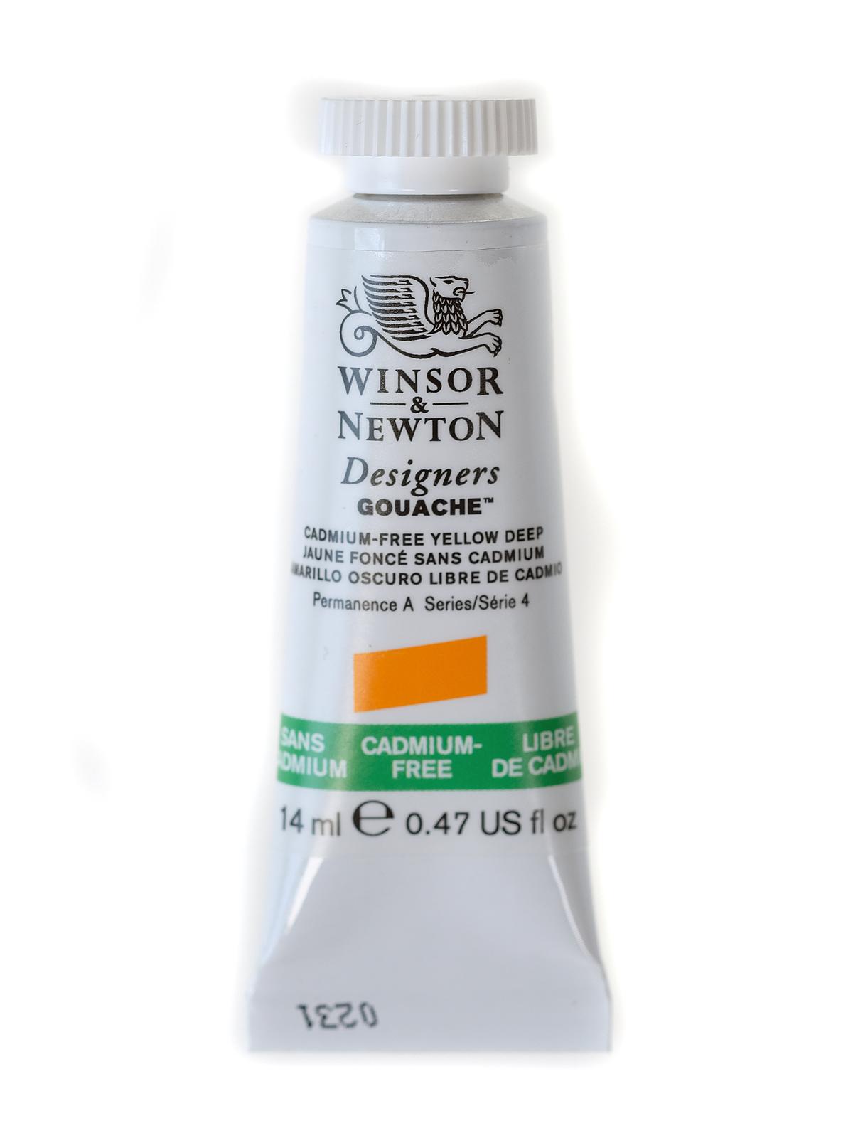 Designers' Gouache cadmium free yellow deep 14 ml 891