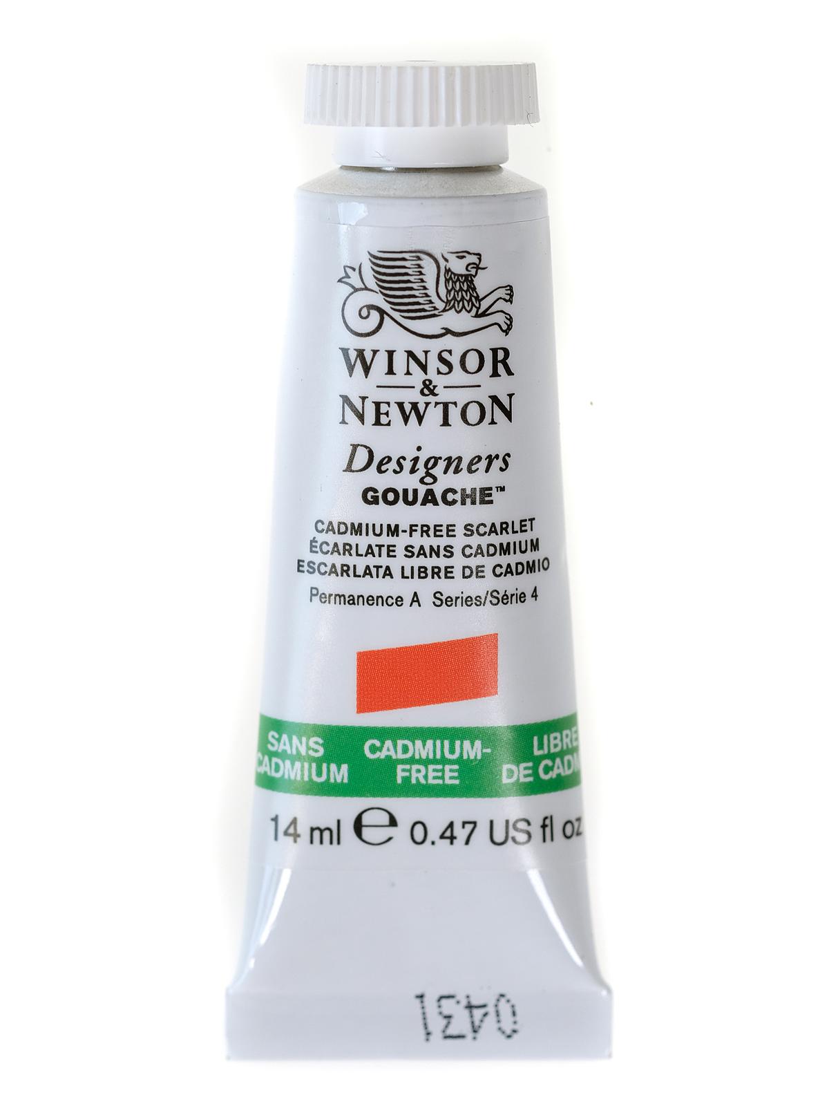 Designers' Gouache cadmium free scarlet 14 ml 903