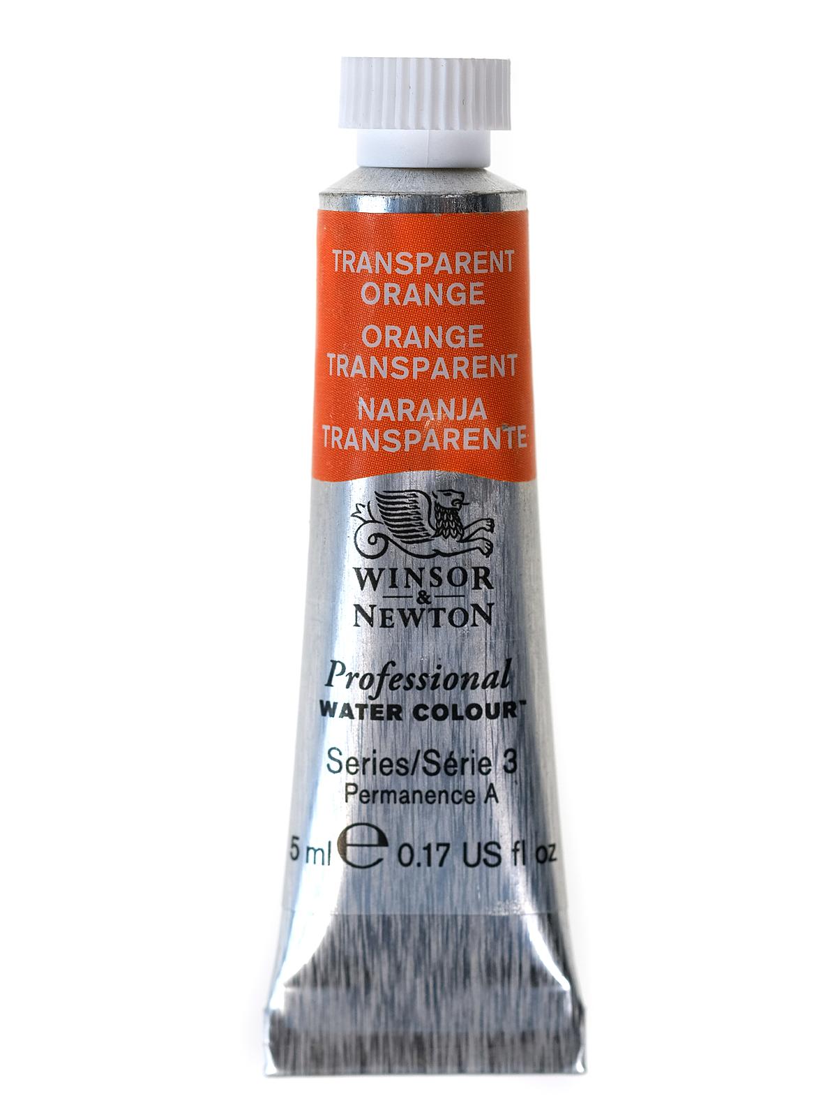Professional Water Colours transparent orange 5 ml 650