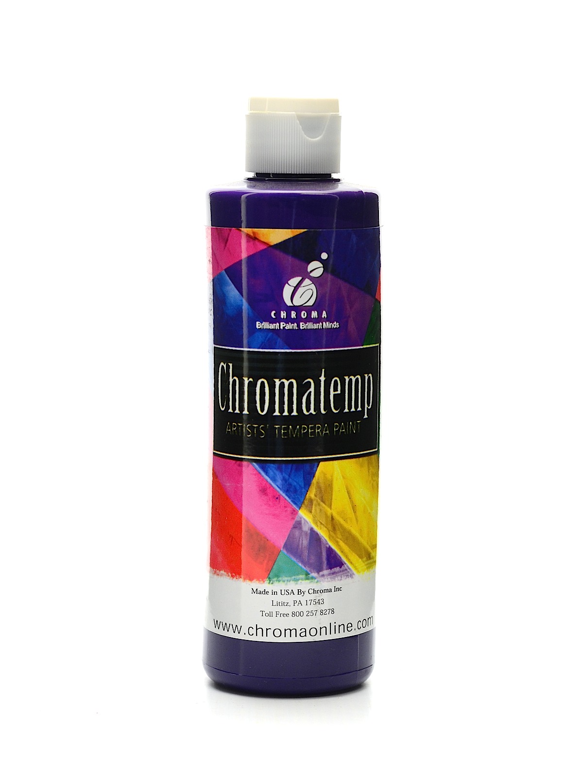ChromaTemp Artists' Tempera Paint violet 8 oz.