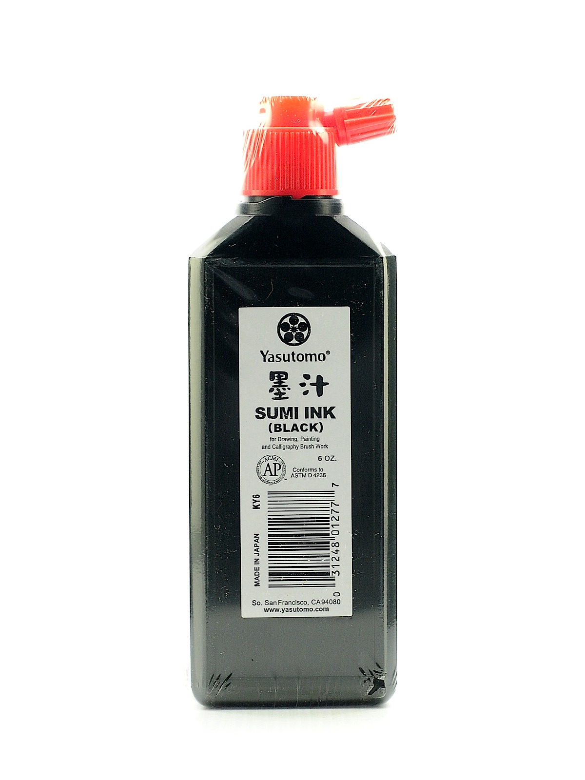 Black Sumi Ink (Bokuju) 6 oz.