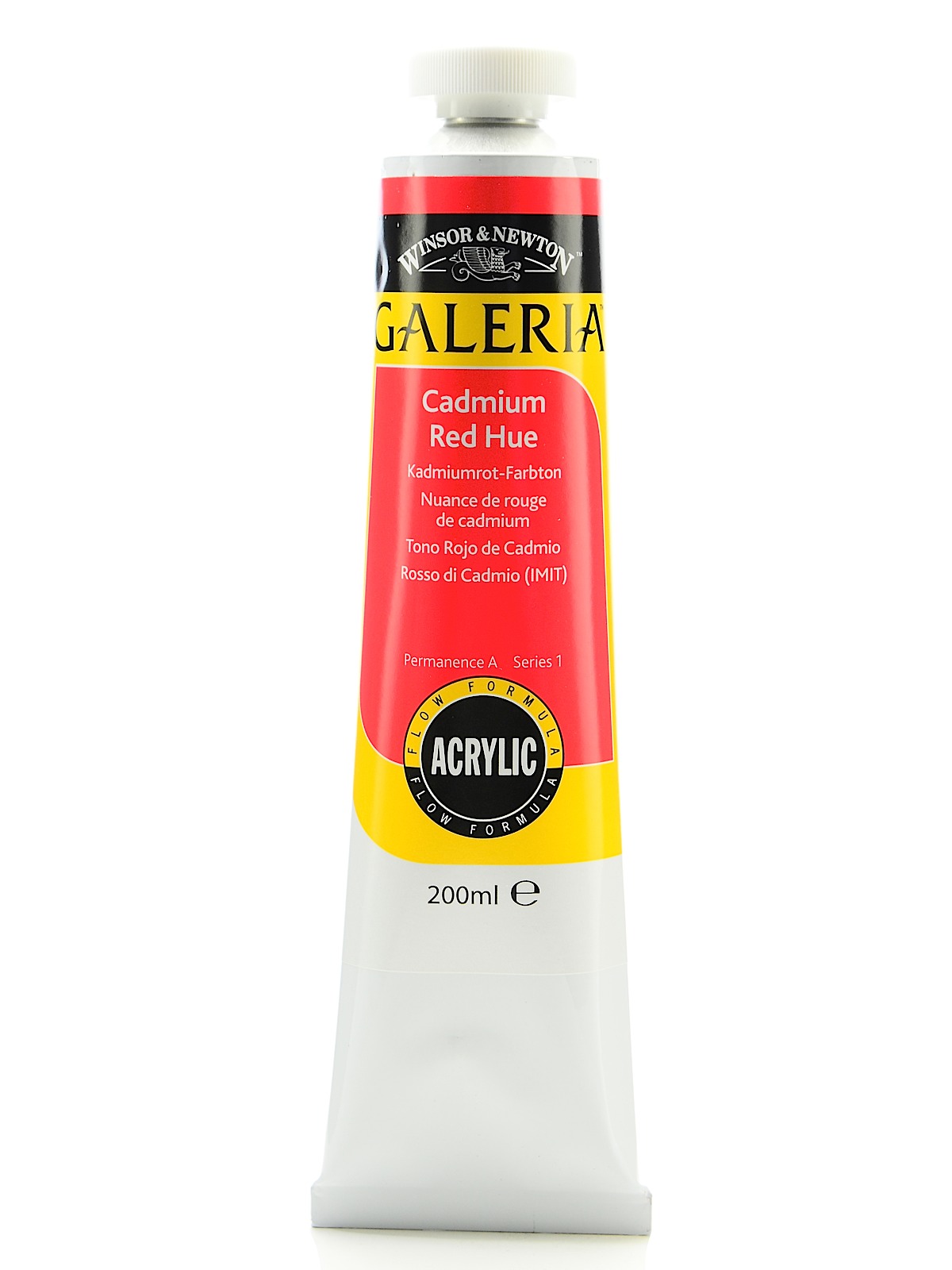 Galeria Flow Formula Acrylic Colours cadmium red hue 200 ml 95
