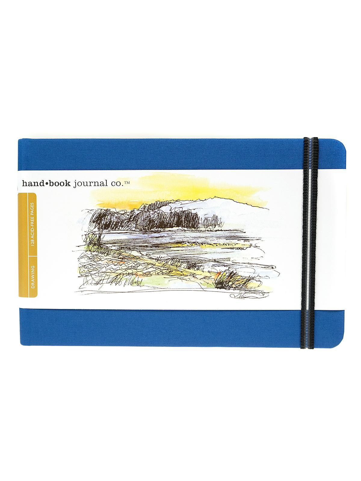 Travelogue Drawing Journals 5 1 2 in. x 8 1 4 in. landscape ultramarine blue