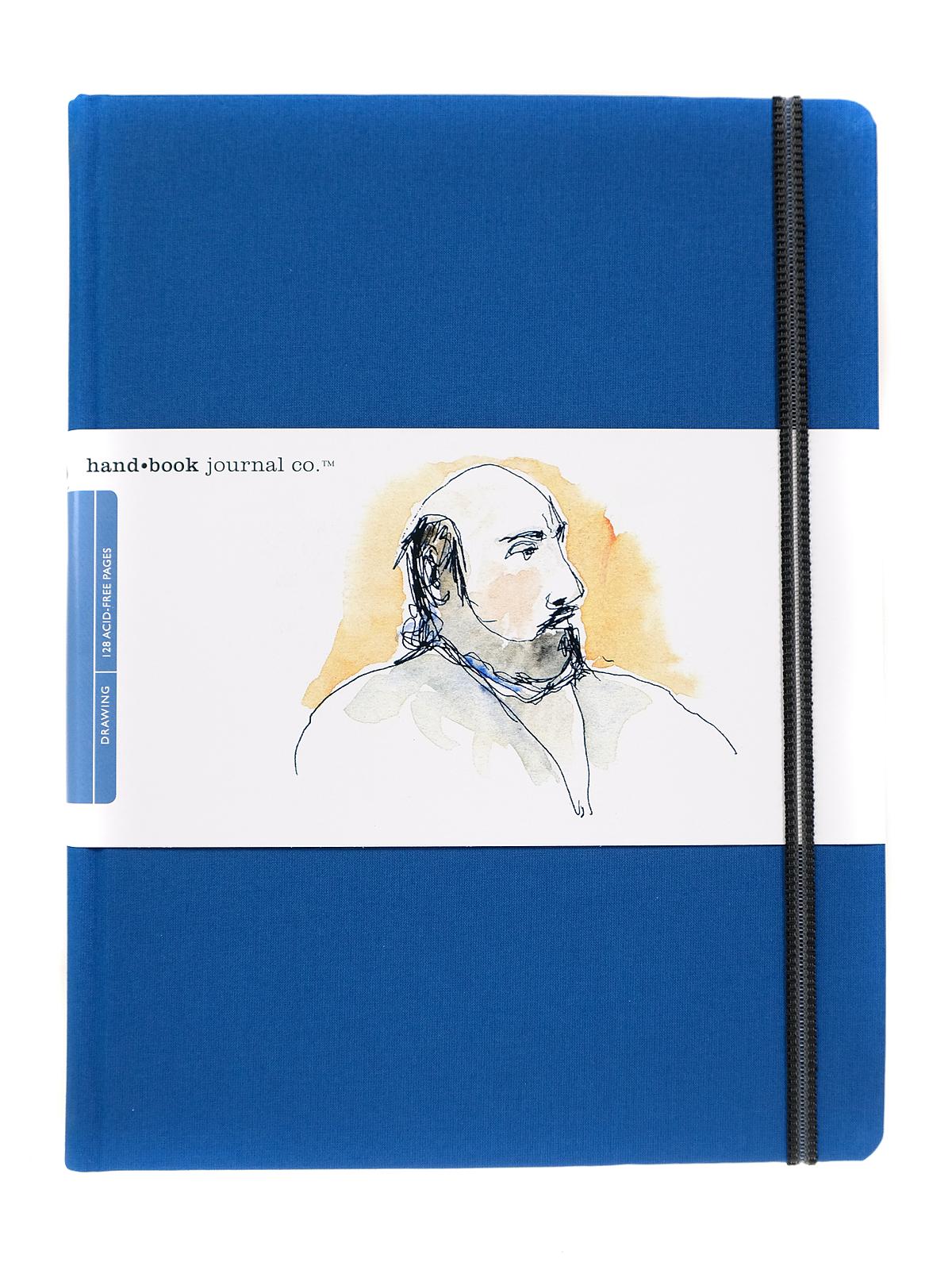 Travelogue Drawing Journals 10 1 2 in. x 8 1 4 in. portrait ultramarine blue
