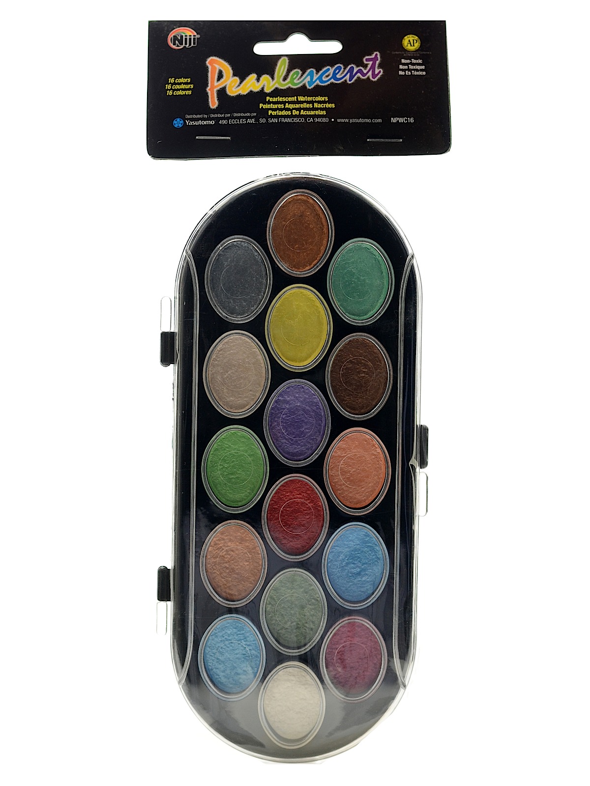 Niji Pearlescent Watercolor Sets 16 colors