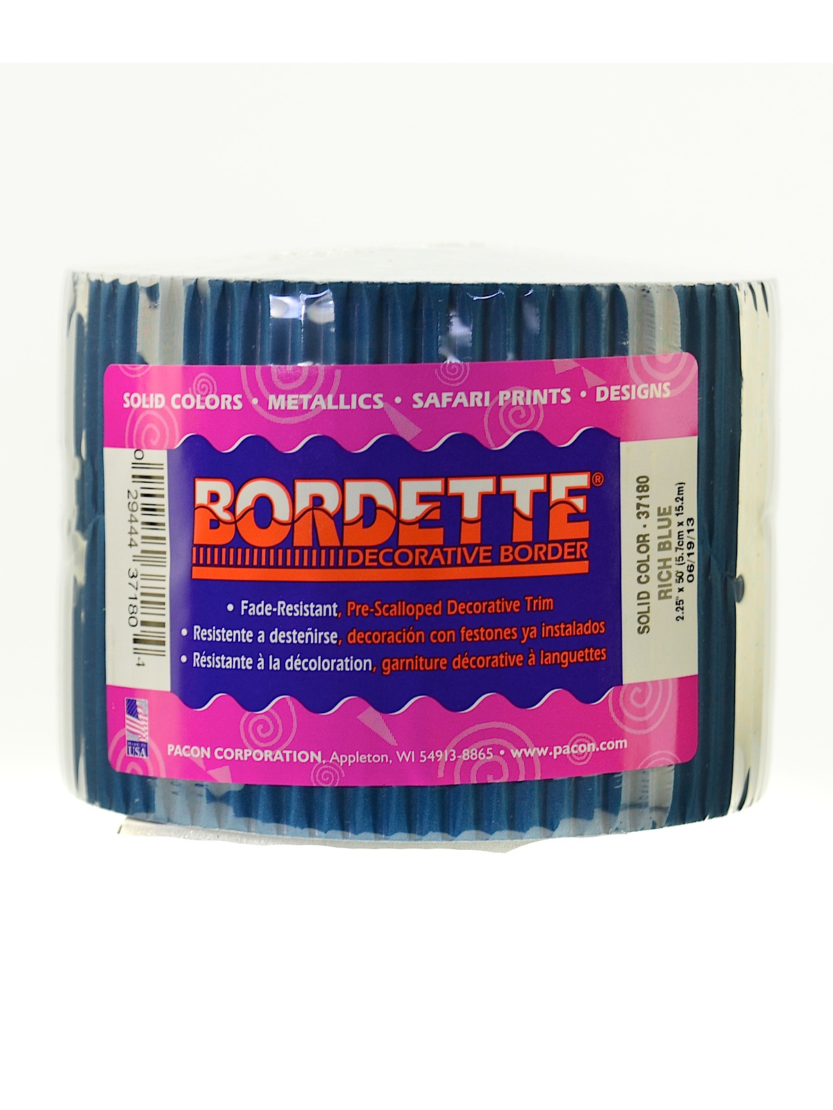 Bordette Corrugated Roll Rich Blue