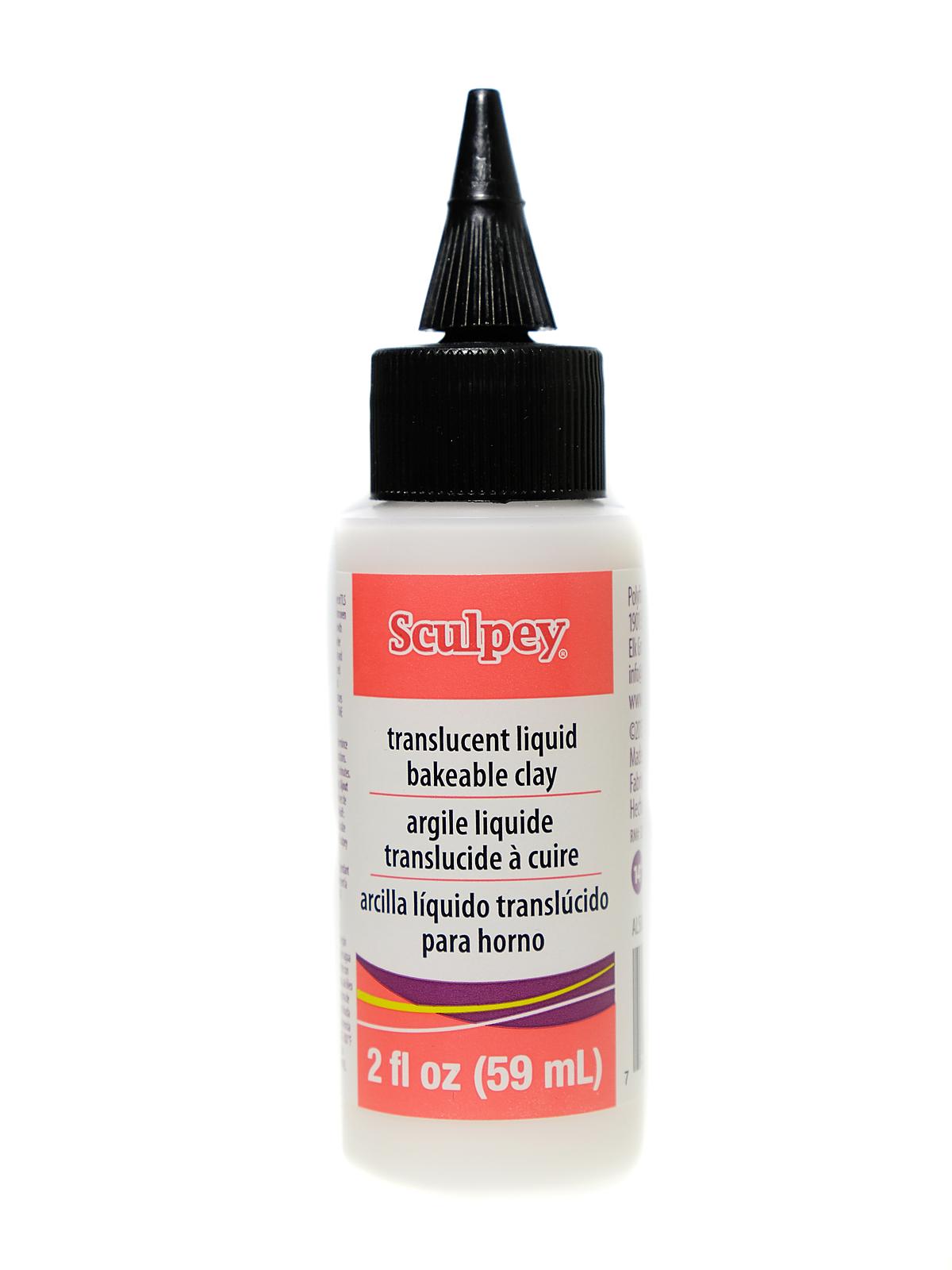 Liquid translucent 2 oz. bottle