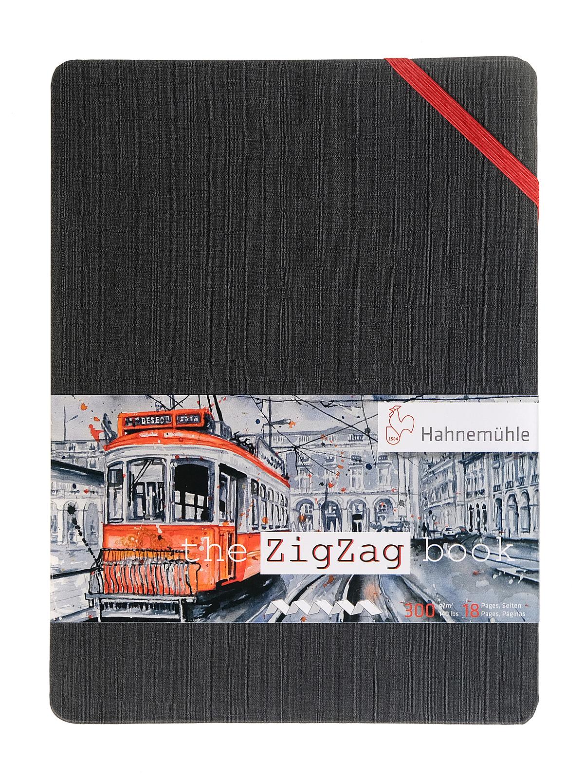 ZigZag Watercolor Book 5.83 in. x 8.27 in. 18 panels