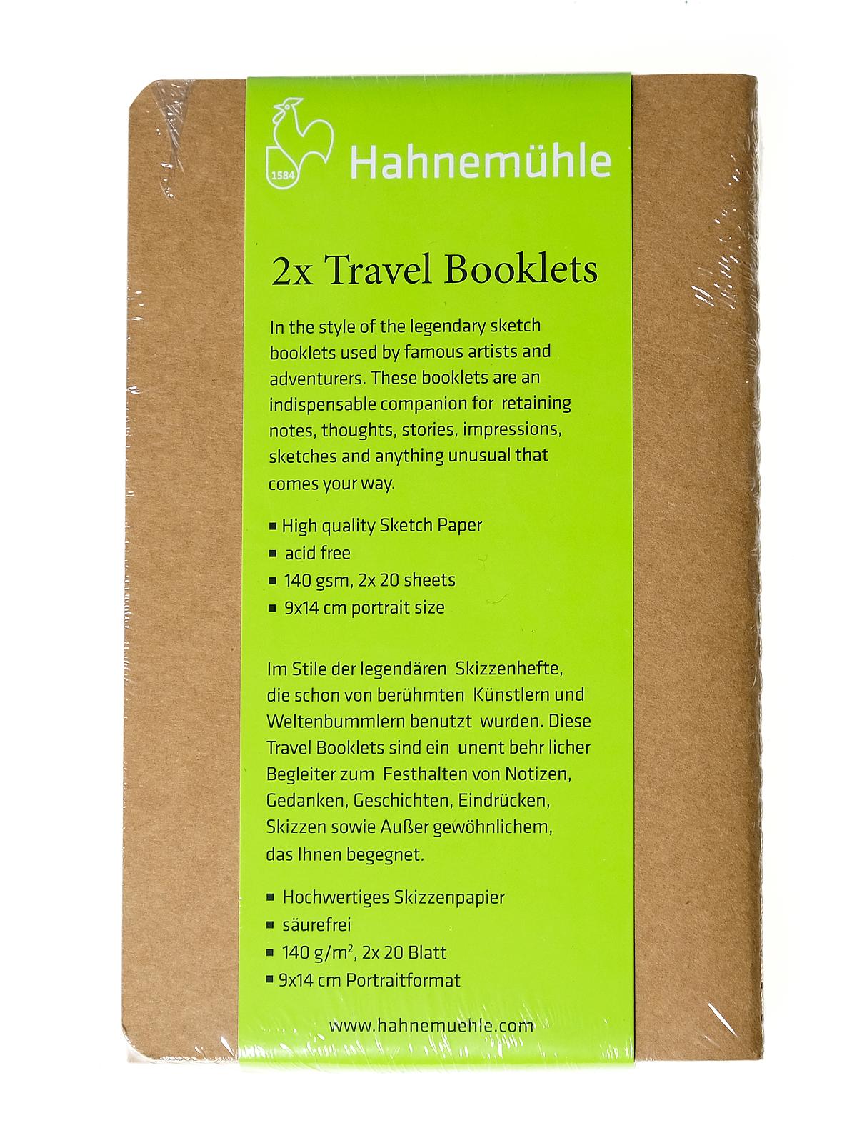 Travel Journals & Booklets 3.51 In. X 5.46 In. 20 Sheets Pack Of 2