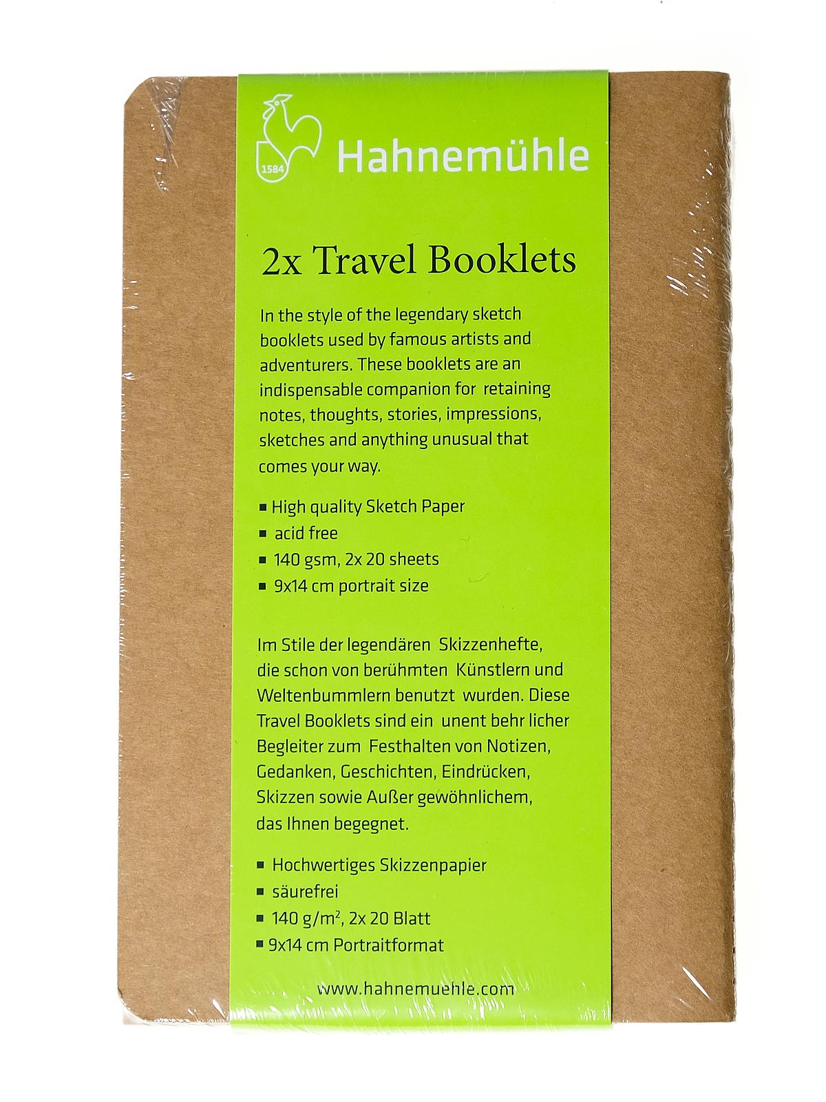Travel Journals & Booklets 3.51 in. x 5.46 in. 20 sheets pack of 2