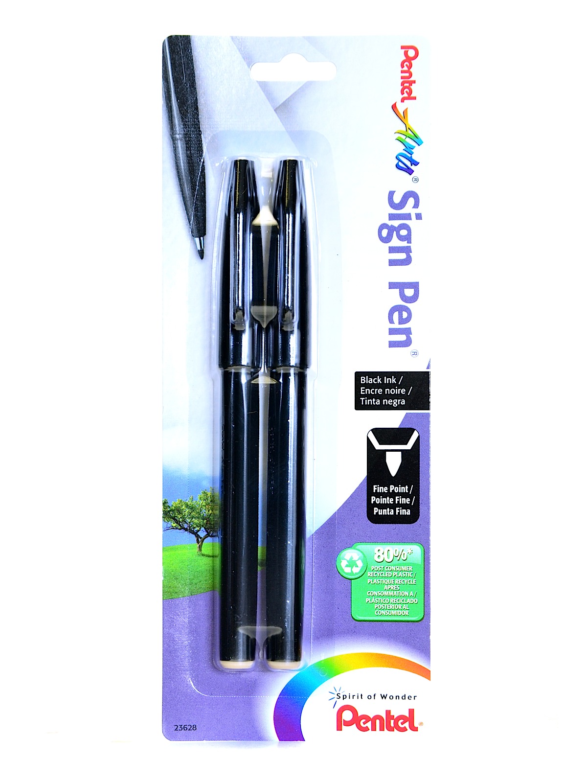 Sign Pen black set of 2