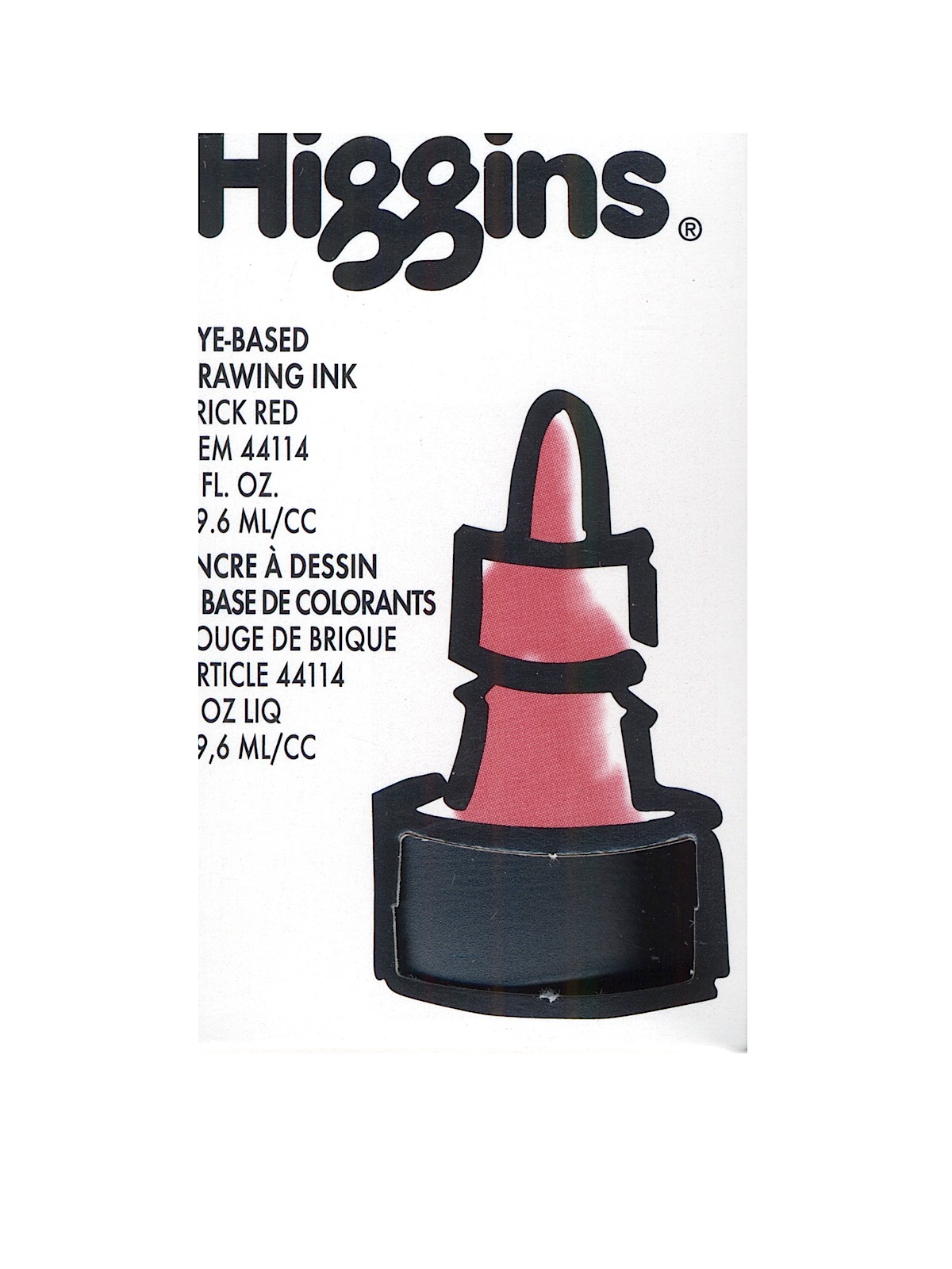 Color Drawing Inks brick red Dye Based   Non-Waterproof 1 oz.