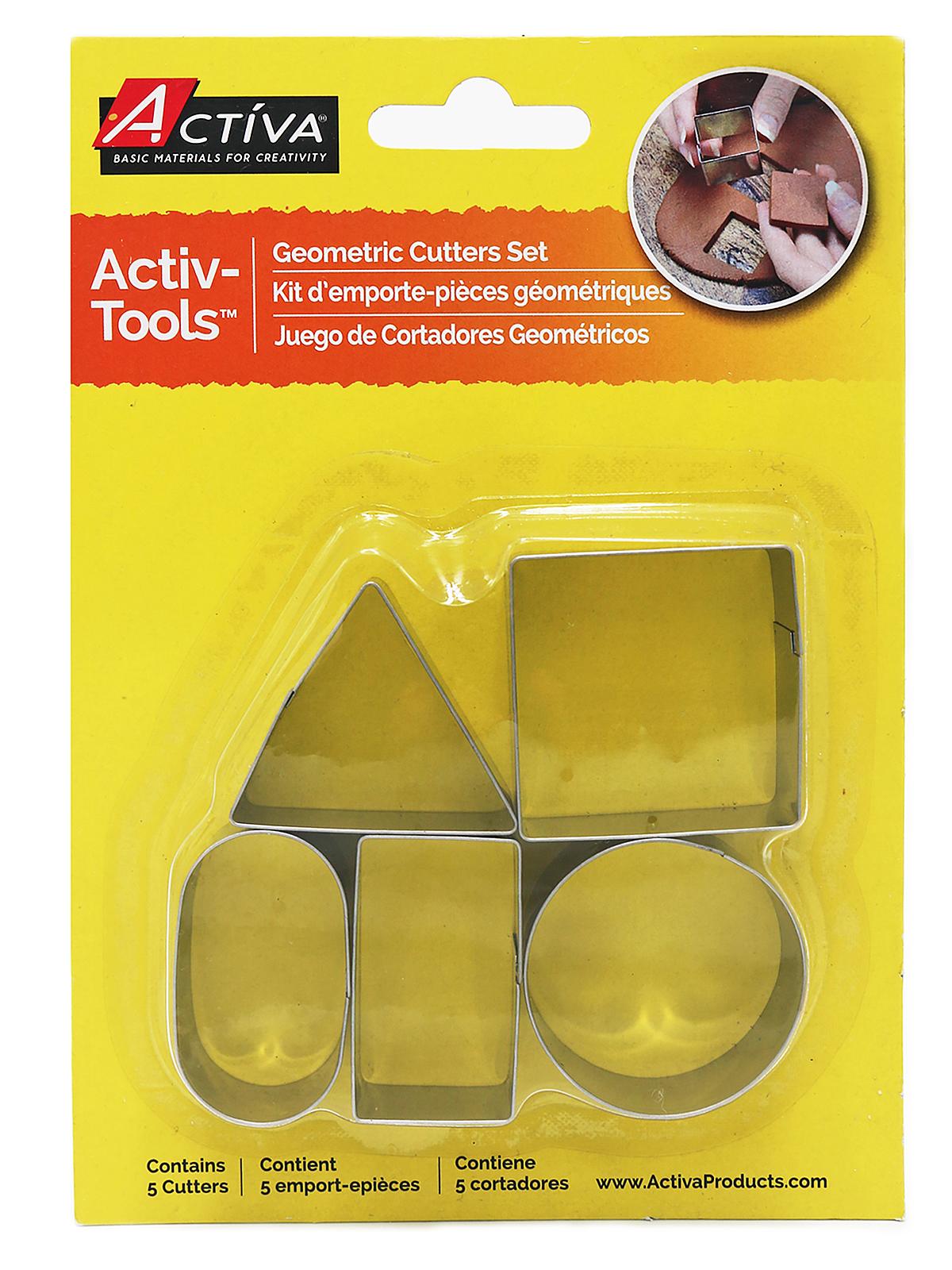 Activ-Tools Geometric Cutters set of 5