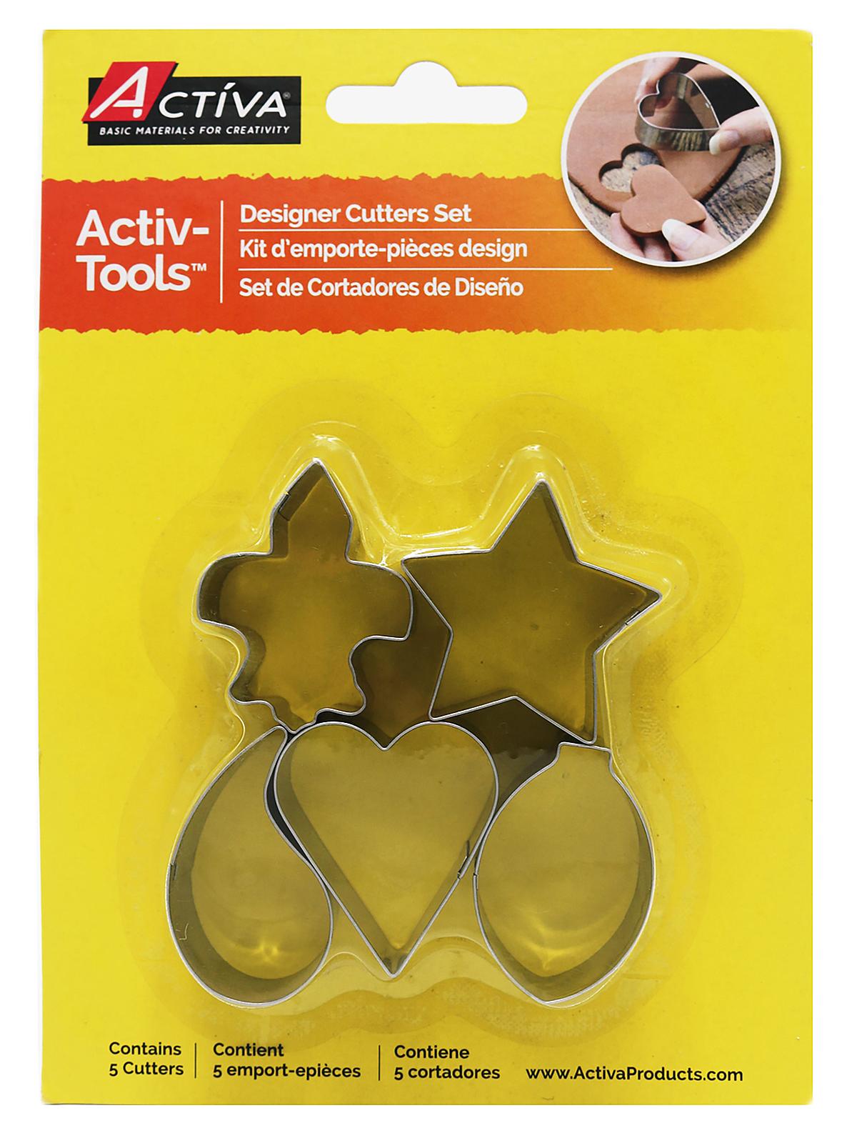 Activ-Tools Designer Cutters set of 5