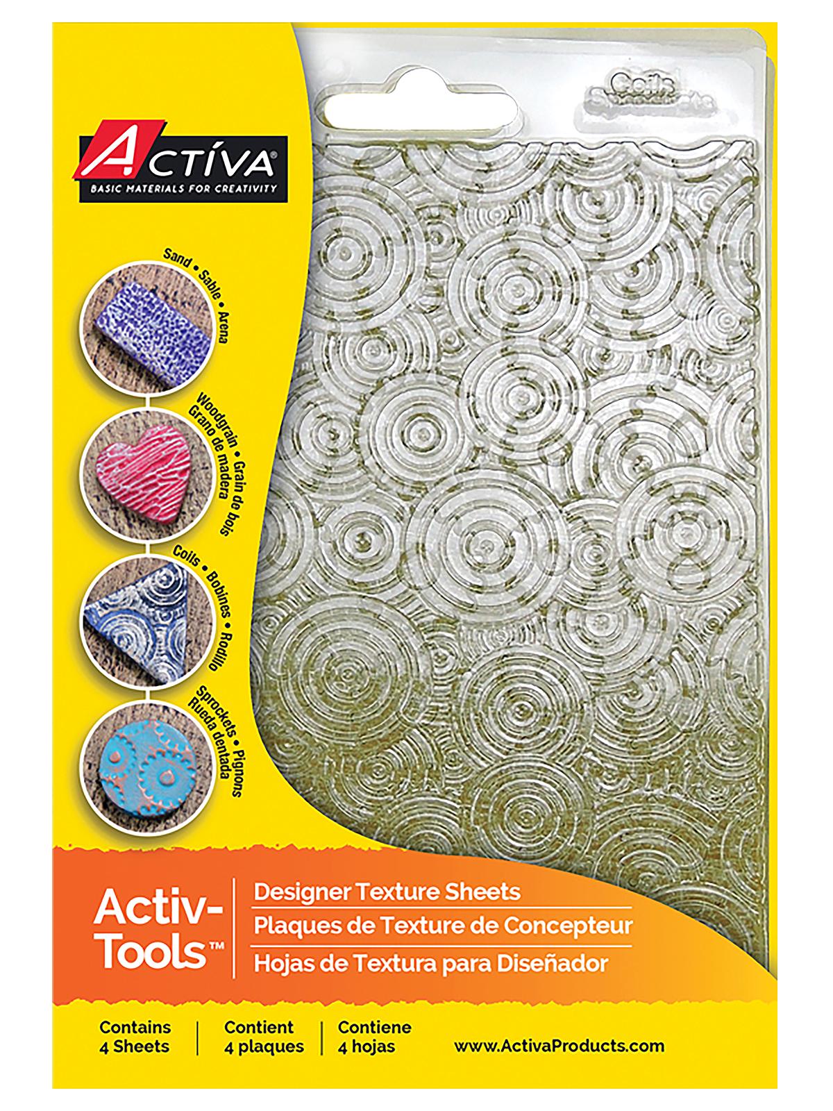 Activ-Tools Designer Texture Sheets Set Of 4