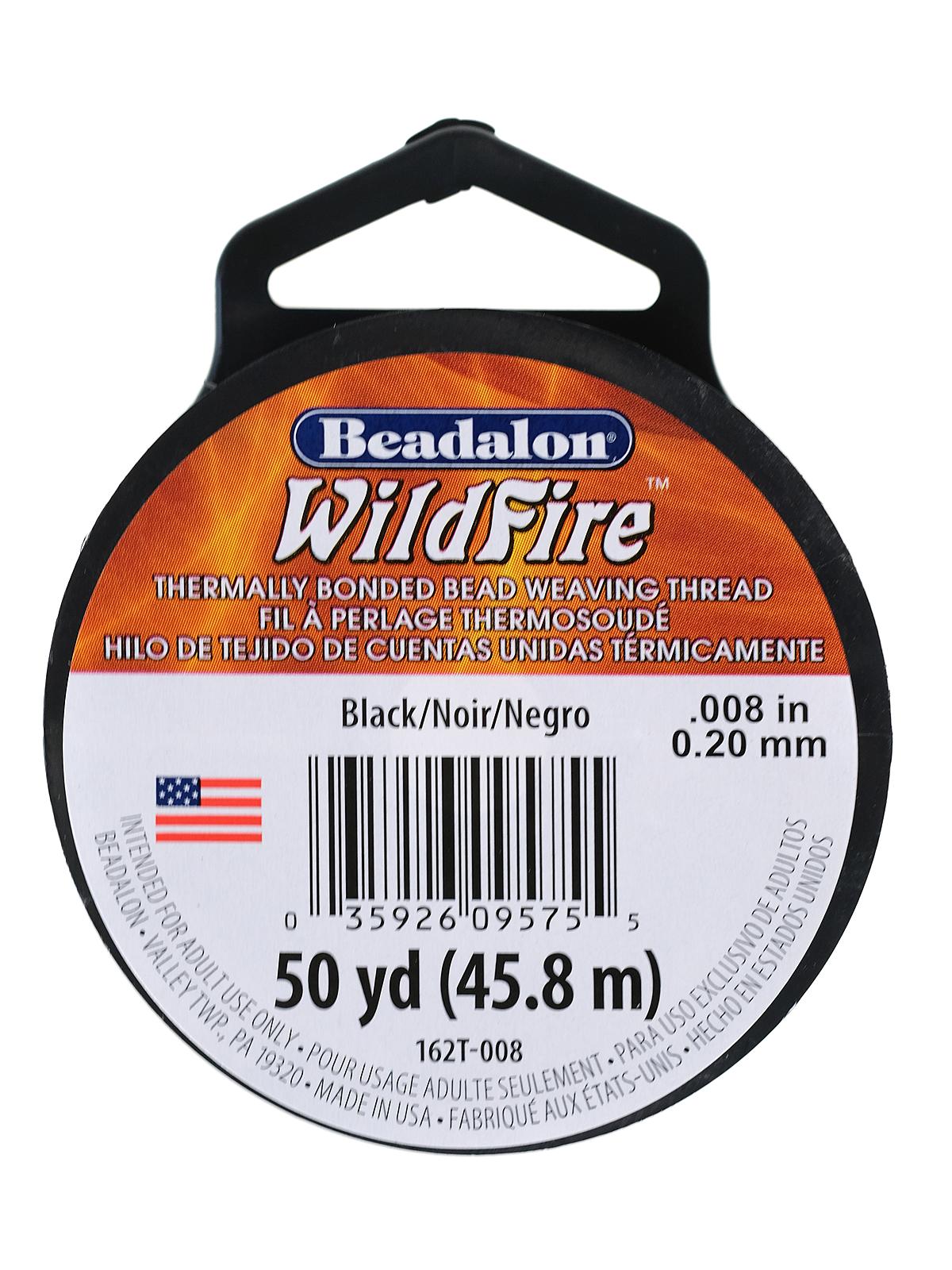 Wildfire Black .008 In. 50 Yd. Spool