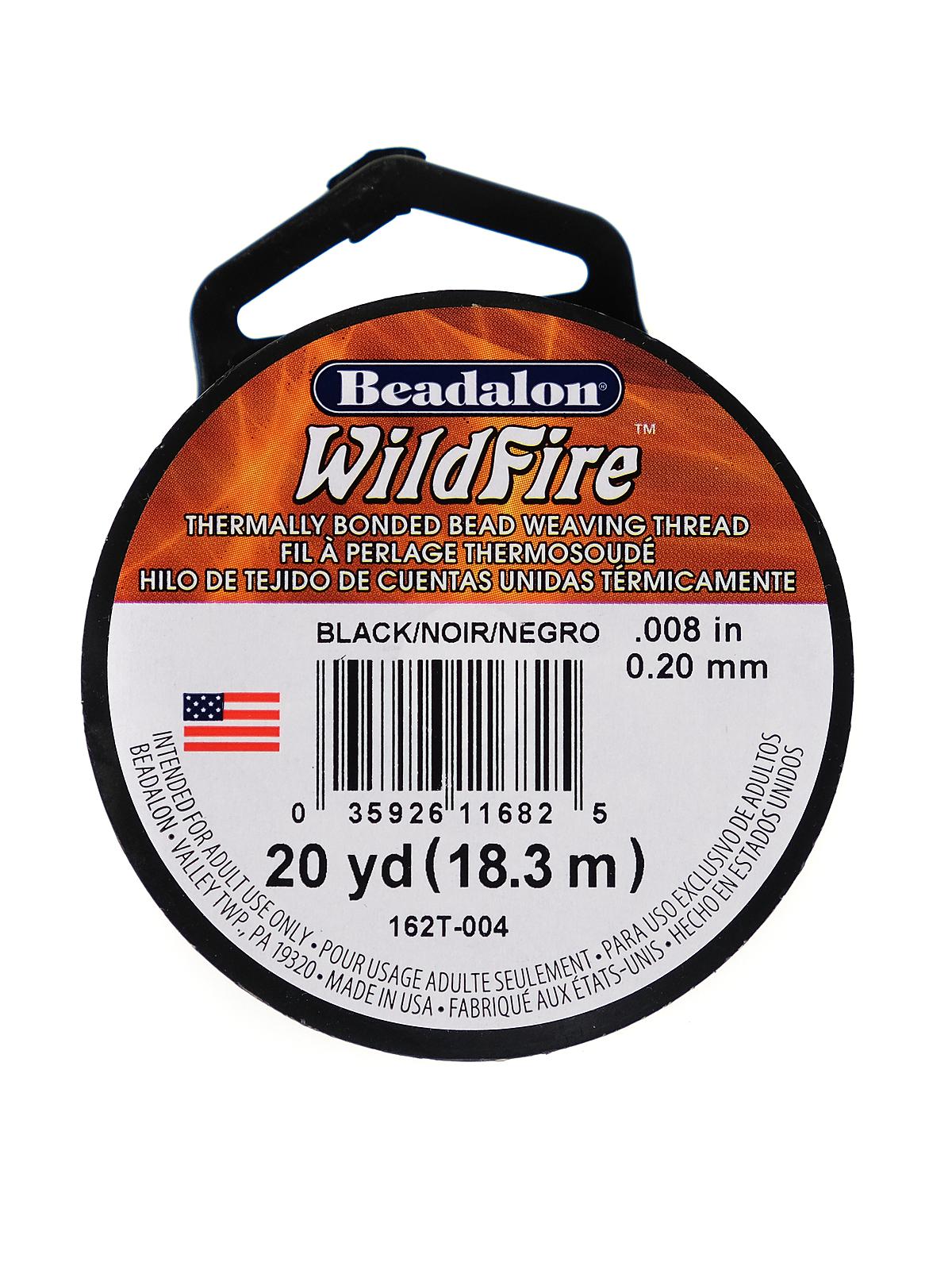 Wildfire black .008 in. 20 yd. spool