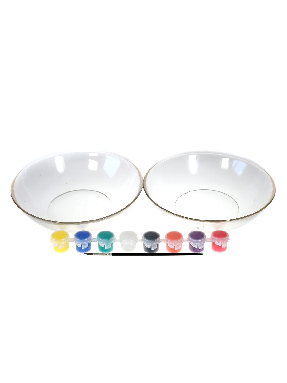 Two Glass Bowls 4 U 2 Paint Two Glass Bowls