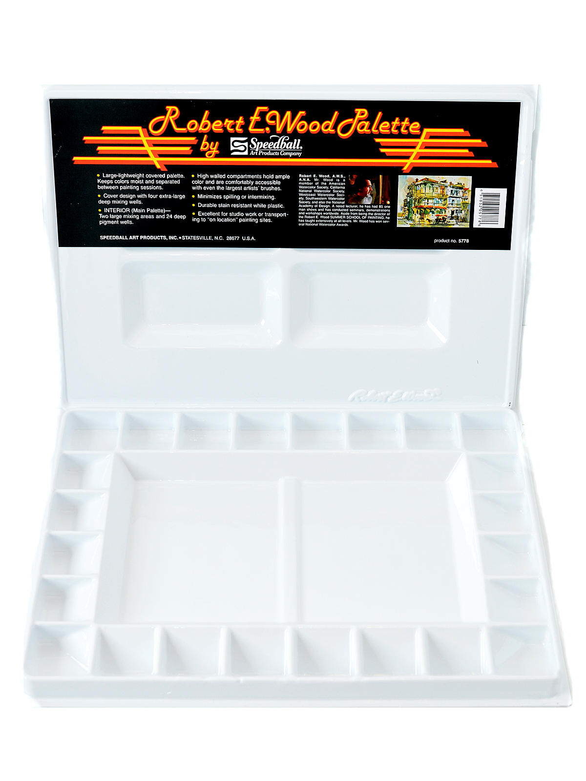 Robert E. Wood Palette palette with cover