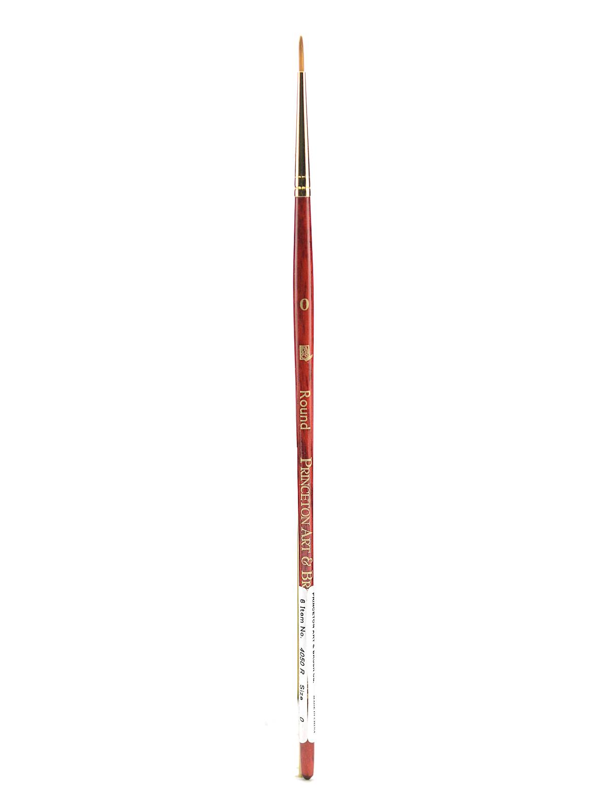 Series 4050 Heritage Brushes 0 short handle round