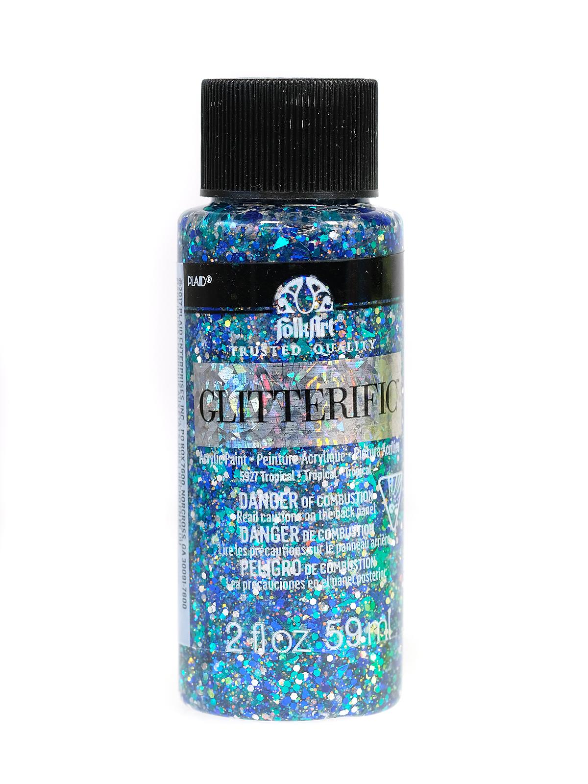 Glitterific Paint tropical 2 oz.