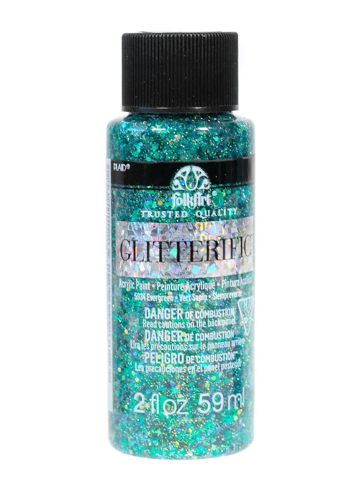 Glitterific Paint Evergreen 2 Oz.