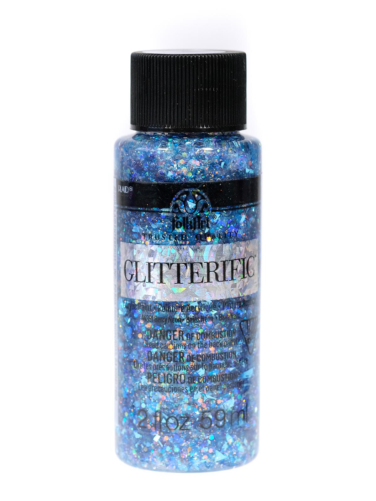 Glitterific Paint neon berry 2 oz.