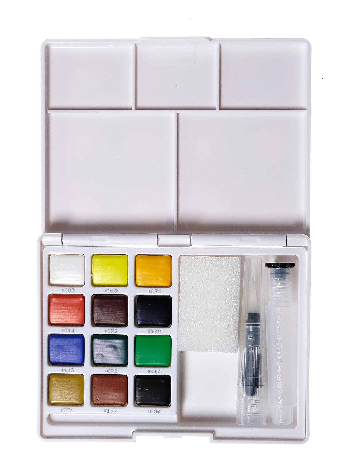 Koi Watercolors Sets Pocket Field Sketch Box 12 colors