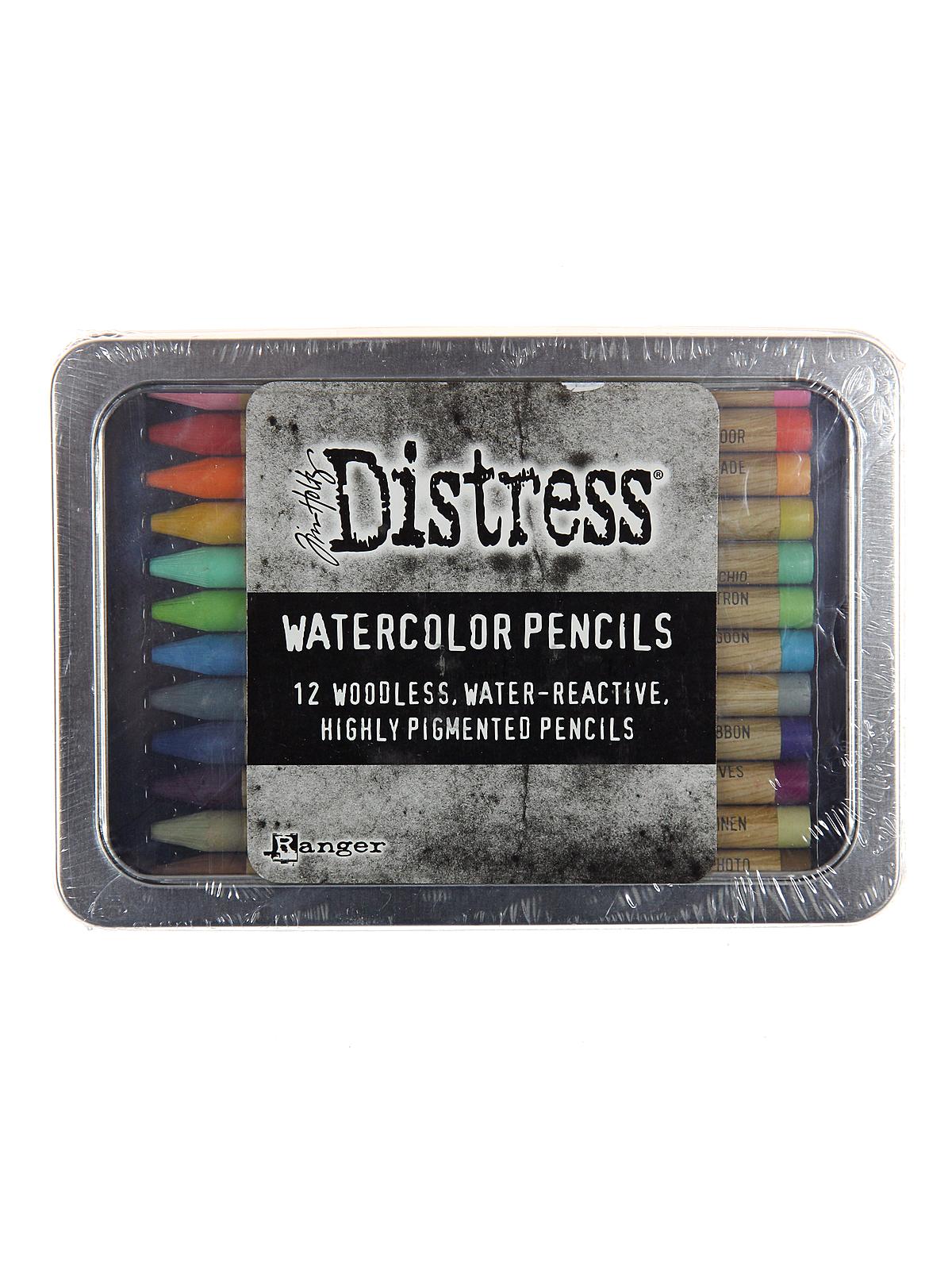 Distress Watercolor Pencils #2 set of 12