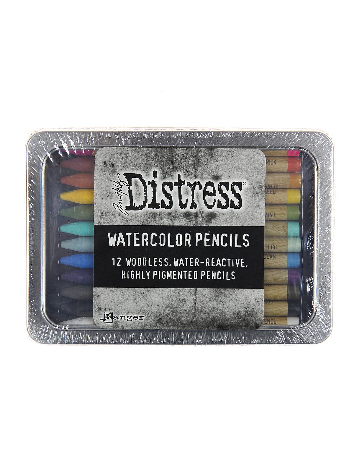 Distress Watercolor Pencils #1 set of 12
