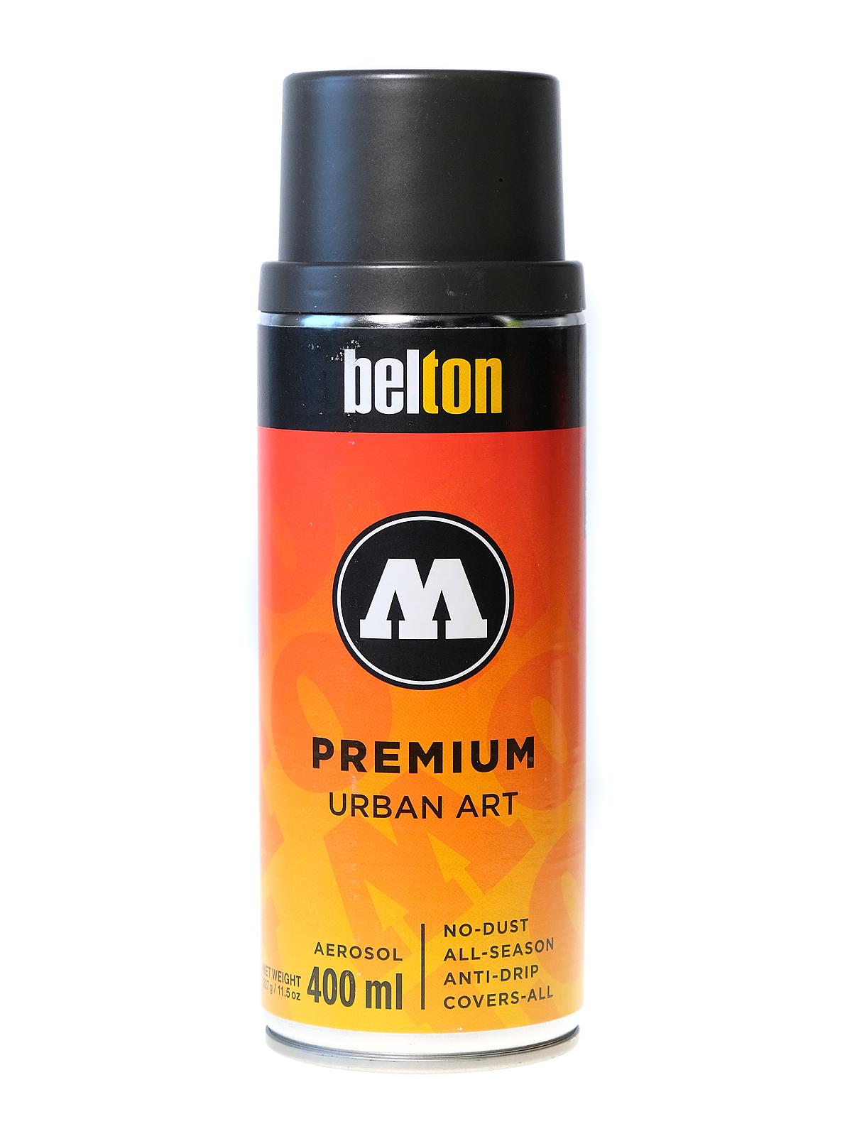 Belton Premium Spray Paint black grey neutral 400 ml
