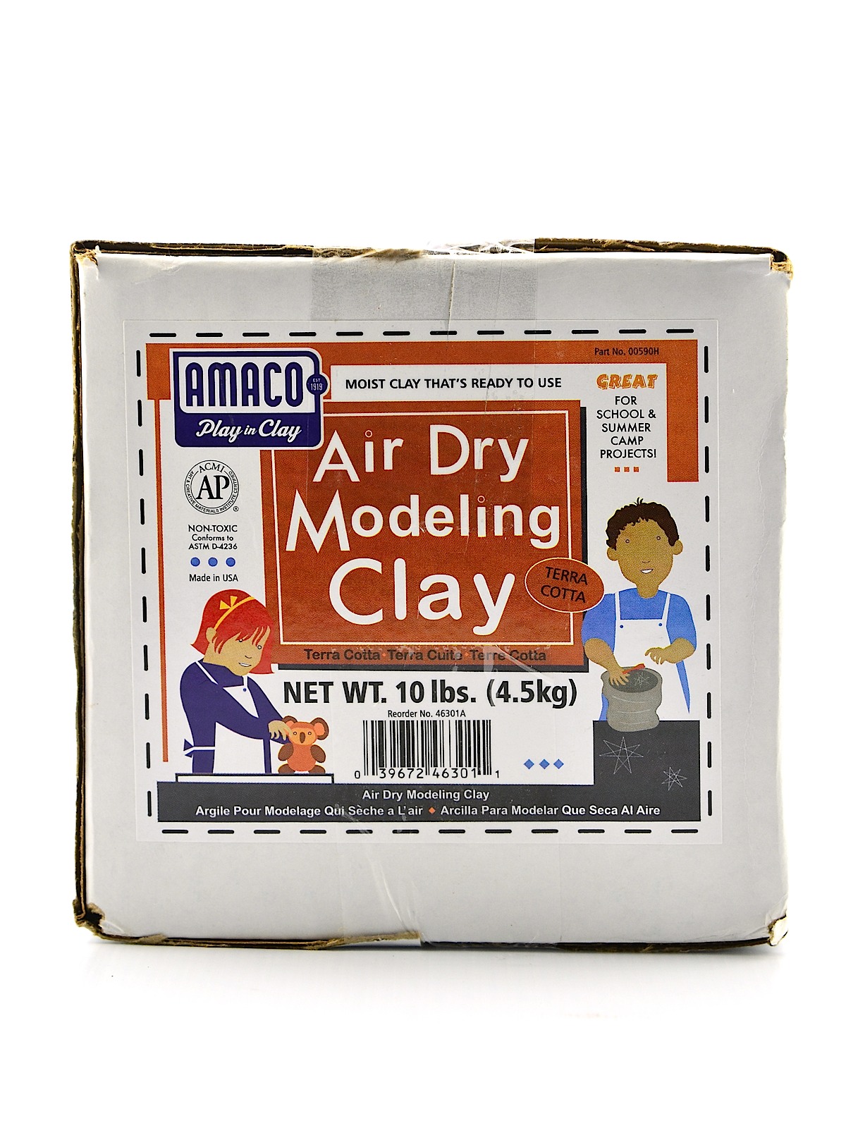 Air Dry Clays Terra Cotta 10 Lb.