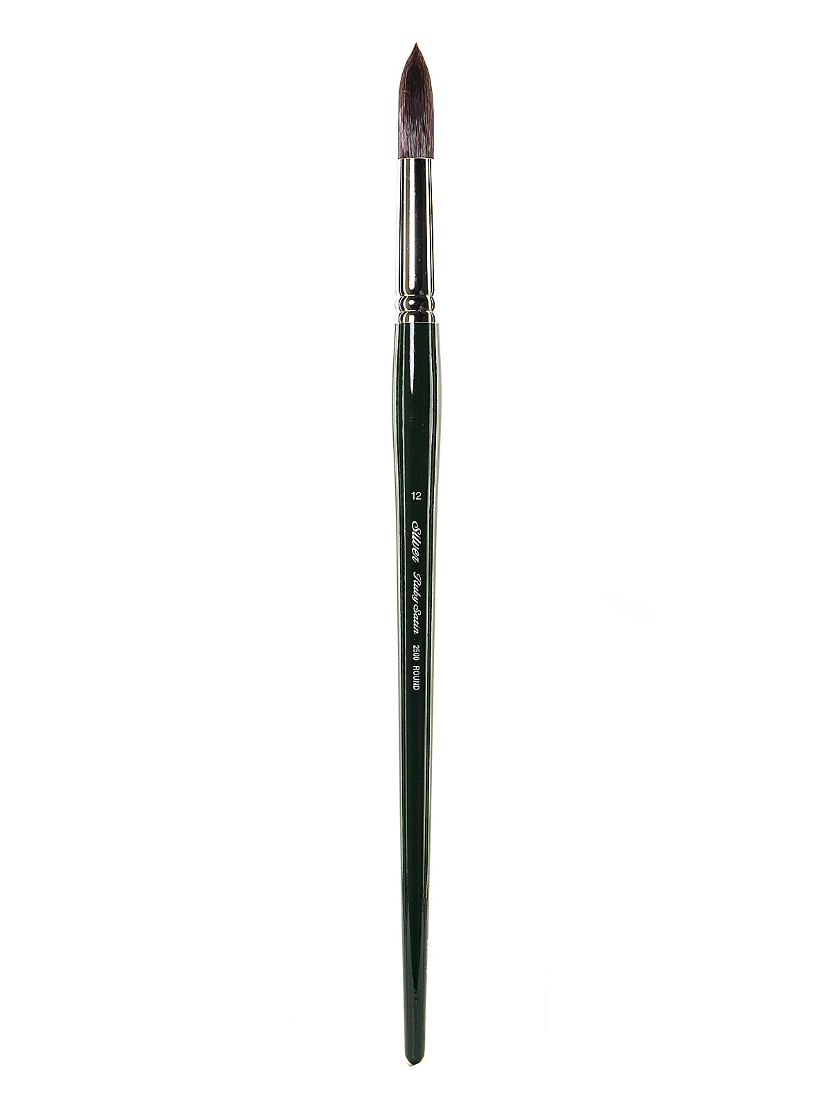 Ruby Satin Series Synthetic Brushes Long Handle 12 round 2500