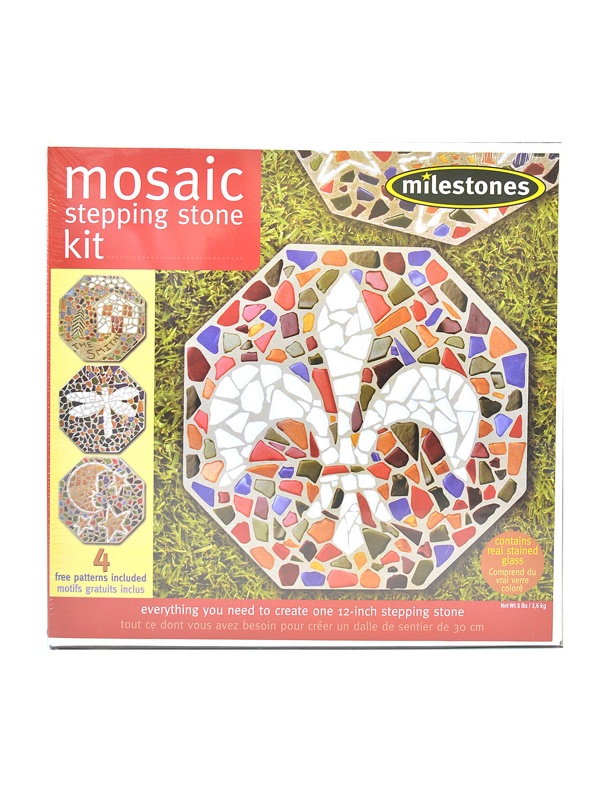 Mosaic Stepping Stone Kit mosaic stepping stone kit