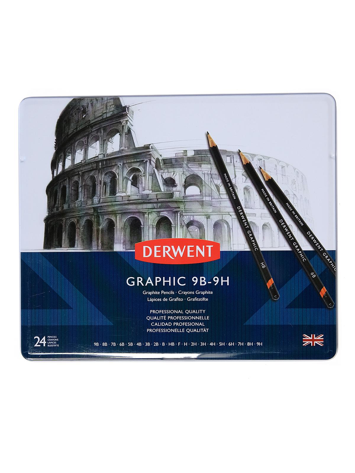 Graphic Graphite Pencils Set graphic set